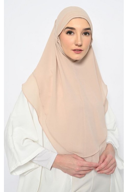 Bergo Khimar Azzura Seashell